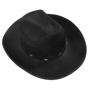 Berretti da baseball Cappelli Cappelli Trucco per feste Puntelli per costumi Uomo Panno Abiti da cowgirl Donna Adolescenti occidentali da donna