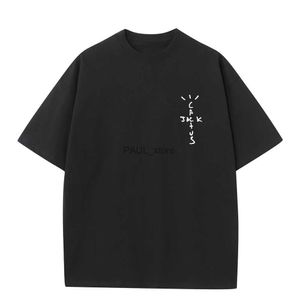 メンズTシャツ230 GSM重量100％コットン特大サボテンジャックメンズTシャツユニセックスY2KゴシックグランジハイストリートトップTEESL2312.21