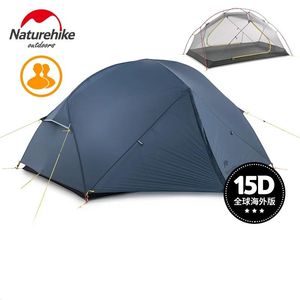 Skyddar Naturehike Mongar 2 campingtält dubbla lager 2 person vattentät ultralätt kupol tält