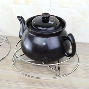 Double Boilers Wok Pot Holder Steam Rack Stand 24.5x5.2cm Wire Layer Round Rustproof Stainless Steel Waterproof 20/26cm