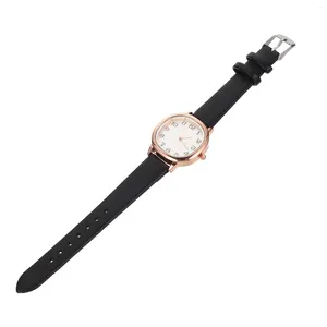 Orologi da polso al quarzo Orologi da donna Polso da donna Design digitale Cintura in PU da donna retrò in lega personalizzata