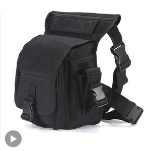 Military Tactical Leg Thigh Motorcycle Moto Waterproof Men Belt Pouch Waist Bag Fanny Pack Male Bum Kangaroo Hip Sack Belly Side 240105