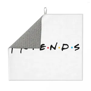 Bord mattor Friends Dish Dying Pad Custom Absorbent Microfiber Quick Dry Drainer