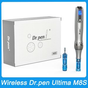 Wireless Electric Dr.Pen Ultima M8S with 2 Pcs 18Pins Needles Professional Derma Pen Nanoneedles Tatoo Machine Mesotherapy Skincare Tool SPA MTS Machine