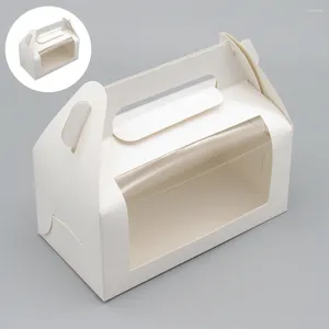 Piatti 10 Pezzi Scatola Per Torta Toast Contenitore Di Carta Torta Con Coperchio Contenitori Usa E Getta Da Bagno