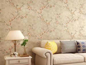 Wallpapers Vintage Green Yellow Flower Wallpaper 3d Bedroom Peel And Stick Self Adhesive Mural Living Room Wall Paper Art W2387765929