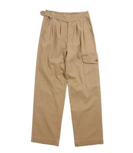 MEN039S Pants Gurkha Herren Militär Multi -Taschen -Fracht -Safari -Style Casual Lose Solid Color Work Hosen MEN6950267