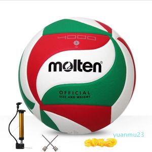 Original smält volleyboll V5M4000 Högkvalitativ äkta smält PU -material officiell storlek 5 volleybollboll