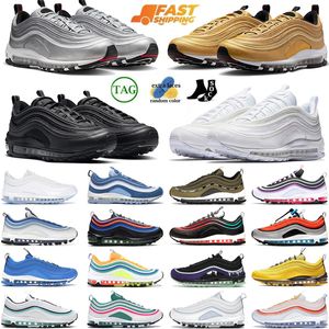 97 OG 97S Triple Max White Air Black Wolf Grey Metallic Light Bone Antracyt Srebrna kula Złote Khaki Cream Olive Sean Wotherspoon Gum Buty do biegania