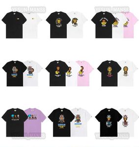 デザイナー猿クラシックメンズとレディースTシャツヒップホップモンキーパターントップサマー通気性多目的トレンドTEE8983604