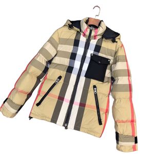 Odwracalny projektant męskiej litera z kapturem zimowy ciepły płaszcz mody Parker zagęszczony kurtka odzieży zewnętrznej z zamkiem błyskawicznym m-3xl