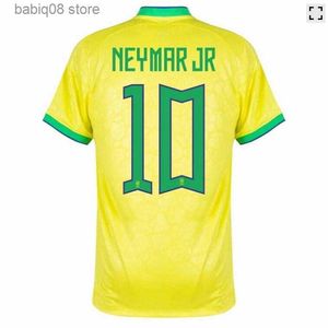 Os fãs tocam tees brasils 2023 Jerseys de futebol camisetas de futbol paqueta rafinha camisa de futebol mailots marquins vini jr brasil richarlison masculino garotom mulher neymar neymar neymar neymar