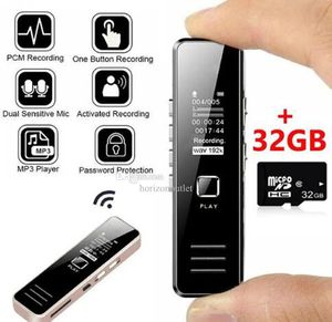 Recorder Professional 32 GB Digital Voice Recorder Multifunktional Mini Audio Recording Pen Flash Drive Disk Pen Mp3 Player USB -Diktaphon D.