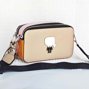 Snapshot Multi-Color Camera Bag Designer Bag Luxury Handbags Shoulder Bags Womens Fashion Tie-Dye Wide Strap Leather Italic Flash Strap Purse Texture Top Quality