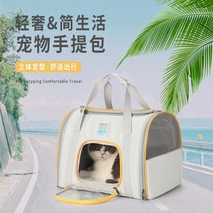 Cat Carriers Soft Pet Portable Breathable Small Dog Carrier Bags Foldable Bag With Locking Safety Zippers Outgoing Pets Handbag