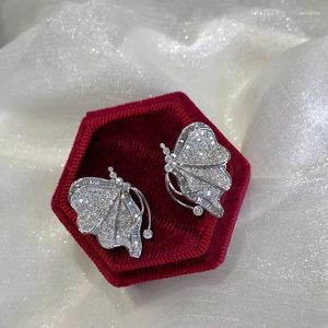 Orecchini pendenti CN (Origine) 925 Sterling Silver Diamond Drop Femmine TRENDY Aros Mujer Oreja Orecchini Gioielli con pietre preziose