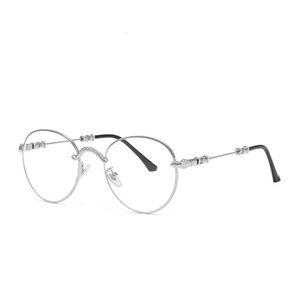 Tasarımcı CH Çapraz Gözlükler Çerçeve Kromlar Marka Güneş Gözlüğü Yuvarlak Çok yönlü Business Altın Erkek Kadınlar için Kalp Lüks Yüksek Kaliteli Gözlük Çerçeveleri TSCE