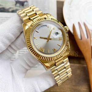 Projektowne zegarki męskie zegarki Wysokiej jakości automatyczne tarcze randkowe luksusowe hurtowe modne rzymskie cyfrowe zegarki damskie zegarki mechaniczne luksusowe zegarki