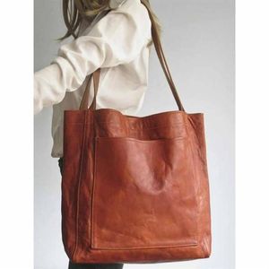حقائب سهرة كبيرة الحجم للنساء حقيبة يد كبيرة الحجم الكتف خمر النمط الصلبة لون ناعم بو الجلود المحافظ