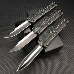 Skeleton OTF AUTO Knife 440C Blade, zinc alloy Handles,camping outdoor EDC Pocket Knives UT85 UT88 BM 3300 3400 4600