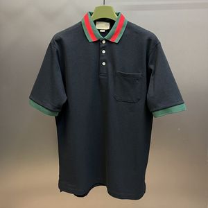 Designers mode London England Polos skjortor män polo skjortor high street tryck t shirt sommar bomull casual t-shirts