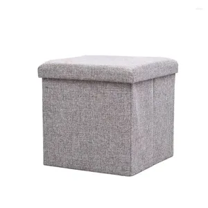 Cosmetic Bags 2023 Style Multi Functional Furniture Simple Home Fabric Storage Stool Adult Folding Thicken Box Sofa Shoes