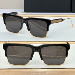 2024 NEW sazonal The Stranger II Sunglasses Designer Mens Brand Buffalo Horn Black Square Frame Praia Drivante de condução Óculos de sol com caixa Estranho