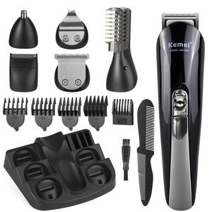 USB Men Grooming Kit allt i en hårtrimmer för rakapparat Body Nose Ear Trimmer Beard Eyebrow Hair Clipper Washabl 231220