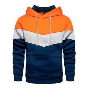 Moda masculina com capuz moletom casual de manga comprida outono casual hoodie meninos camisa combinando cor hoodie masculino 4xl 231220