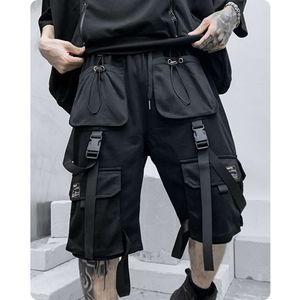 Wstążki Szorty Funkcjonalne wielopoziomowe kombinezony taktyczne wojskowe spodnie do joggera do męskiej odzieży Haruku Streetwear