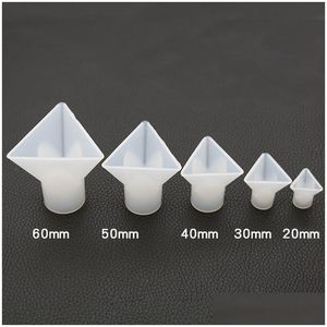 Molds Triangle Vertebral Sile Molds Diy Epoxy Resin Mods With Cylinder Holder For Jewelry Polymer Clay Craft Making 60Mm 50M Dhgarden Dht2Z