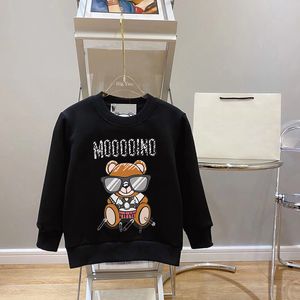 Moda kazak tasarımcı kazak çocuk kış kıyafetleri ayı sevimli kapüşonlu lüks çocuk giyim tam kollu sweatshirt kızlar kız spor hoodies