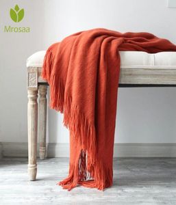 130cmX200cm Algodão Cashmere Crochê Nórdico Cobertor Bom Capa de Sofá Macio Cobertor Cama de Inverno Roupa de Cama Quente Macia Colcha Suprimentos4929997