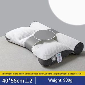 Oreiller cervical en mousse à mémoire de forme douce Oreiller ergonomique orthopédique pour les douleurs cervicales pour le côté arrière du ventre Dormeur Oreillers de couchage correctifs 231220