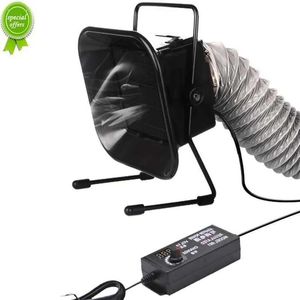 Giardino Nuovo 60W Velocità Regolabile Saldatura Fumo Assorbitore ESD Fume Extractor Fan Tubo Condotto Exhuast Ventilatore con 2M Tubo Tubo di Ventilazione Ventola