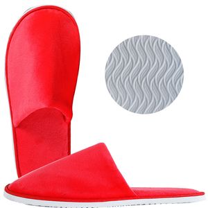men women indoor with storage bag travel guest soft hotel breathable comfortable portable spa solid house disposable slippers foldable-14