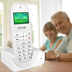 Electronics Inne elektronika telefon bezprzewodowy GSM SIM karta SIM stała telefon dla starych osób domowy telefon komórkowy telefon stacjonarny bezprzewodowy telefon bezprzewodowy