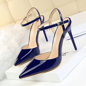 Nya gladiatorsandaler Sexig Fashion Super Lady Super High Heel Wedding Party Women Pumps Shoes 86-1