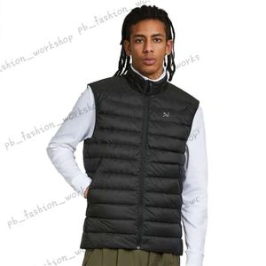 ARC Puffer Vests Arcterxy Cerium Packable Down Sleeveless Jacket High Quality Mens Waistcoat Winter Cropped Outerwear Warm