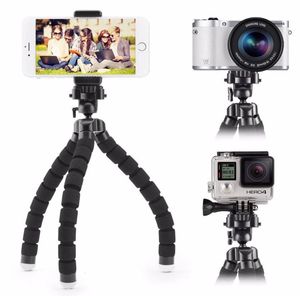 Mini Flexible Sponge Octopus Tripod For iPhone 6 7 7P 8 8P Samsung Xiaomi Huawei Smartphone Gopro Camera Digital Camera Tripod Min7508608