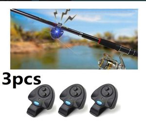 3st LED Light Fishing Alarms Fish Line Gear Alert Indicator Buffert Portable Carp Bite Alarm Fish Rod Alarm Supplies2658224