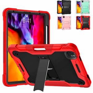 Sacos à prova de choque casos protetores resistentes kickstand capa robusta para ipad pro 11 2018/ipad pro 11 2020 caso