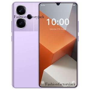 Note de tiro note13Pro+Border transversal Novo Máquina Integrada de 2,3 polegadas 2+16g para Comércio Exterior 5G Inteligente Android Phone GOURM DIREITO