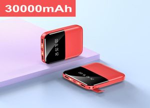 Mini Power Bank 3600mAh Portable Fast Charger Externt batteri för Xiaomi Mi iPhone Samsung Poverbank Digital Display4880424