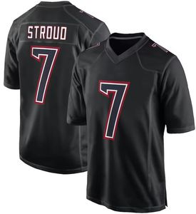 Black Fashion Game Futebol 7 CJ Stroud Jerseys 51 Will Anderson Jr. 3 Tank Dell 31 Dameon Pierce 12 Nico Collins 10 Davis Mills 24 Derek Stingley Jr.