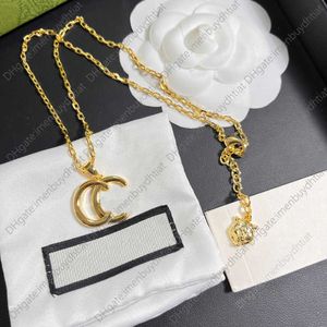 Rfjf Pendant Necklaces Designer Necklace Luxury Chain for Women Delicate Fashion Style Popular Classic Brand Selected Gift Quality Gifts Fa
