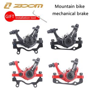 ZOOM DB680 Bicycle Brake Caliper Mtb Mechanical Disc Set For Mountain Bike Pushes Piston Cycling With Rotor 160mm 231221