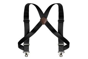 Heavy Duty Trucker Suspenders for Men Work 25cm Wide XBack with 2 Side Clips Hooks Adjustable Elastic Big Tall Trouser Braces 229163761