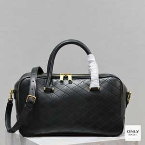Designer Luxury Liya Bowling borsetta classica borse a spalle vintage tote lady a più capacità da viaggio da viaggio a più capacità Donne vera pelle 9a qualità
