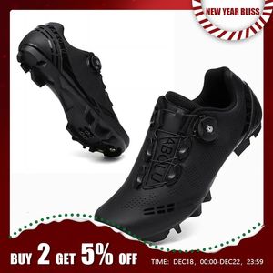 Cycling Sneaker MTB Men Sport Road Bike Boots Flat Racing Speed Sneakers Trail Mountain Bicycle Footwear Spd Pedal Cycling Shoes 231220